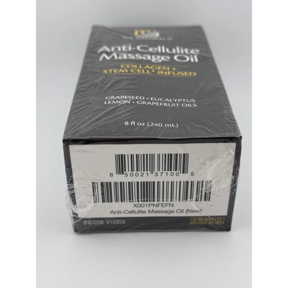 M3 Naturals Anti‎ Cellulite Massage Oil - 8 fl. oz. SEALED/NEW